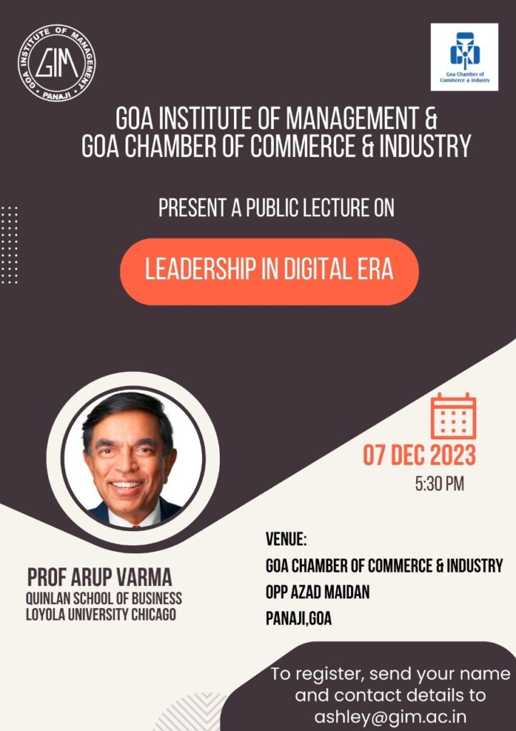 Lecture on Leadership in Digital Era