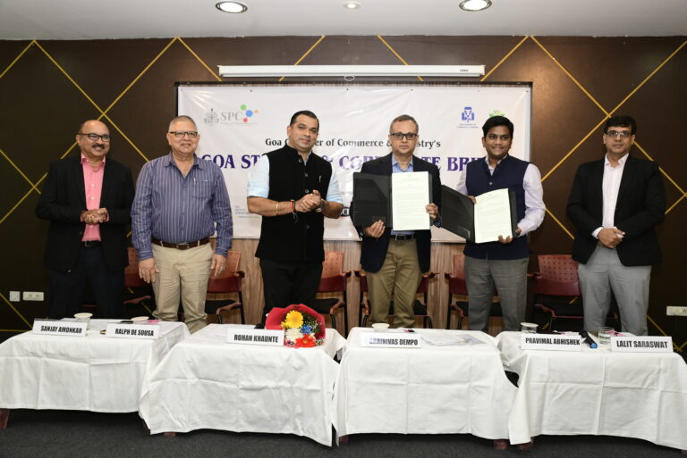 Signing on MoU - Dept of IT - StartUp IT Promotion Cell and GCCI